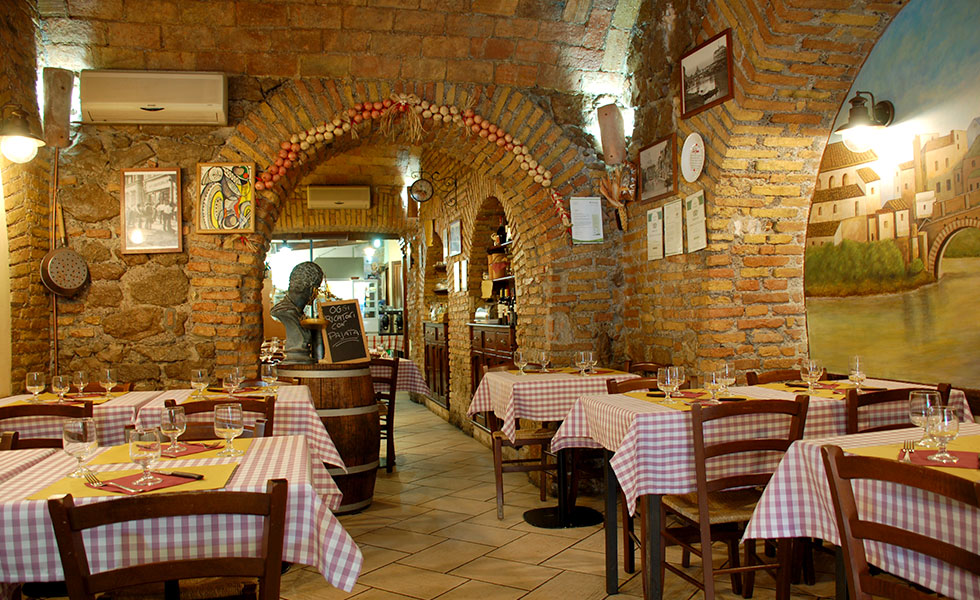 Osteria da Checco, cucina romana a Roma Prati, zona Vaticano